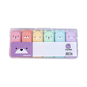 1728572705432-2c803f3f1cfd47bb83a3c622242c3ee2-goods.png Adorable Mini Bear Highlighter, Colorful Marker Pen Set