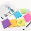 97726d8f-1fd3-4b35-878a-0b9dcc2fdac3.jpg 6-color Fluorescent Adhesive Notes, 7.62x7.62 cm, Brightly Colored Self-adhesive Notes, Easy to Post, Suitable for Home, Office, Notepad