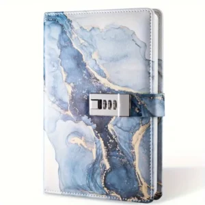 S0a826ee6e0f3484c9661cb32ce4285271.webp A5 Hardcover Fashion Journal with Lock - Creative Diary Notebook for Students Daily Office Supplies Password-Protected Book