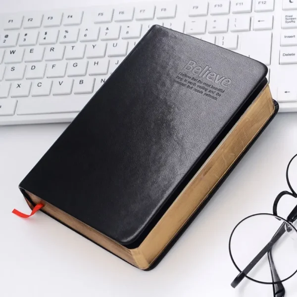 S84bf85d44b9f4e84b6e8075db8da1eaa2.webp Thick Paper Bible Diary Book Journal/Scrapbooking Agenda Planner Traveling Book Notebook A5 Notepad