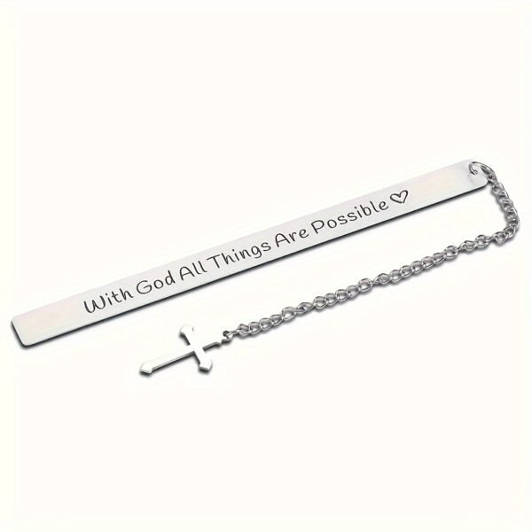 af6357ed-a7bf-4624-99ce-105b062c51ee.jpg Elegant Stainless Steel Bookmark with Inspirational Quote for Reading and Daily Journaling