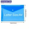 baab8ddc-ce77-4808-a38c-bf95172c261a.jpg 7pcs Random Color Clear Plastic Envelopes with Snap Button Closure, A4 Size Document File Folders, Letter Size, Durable Poly Material, for School Office Supplies