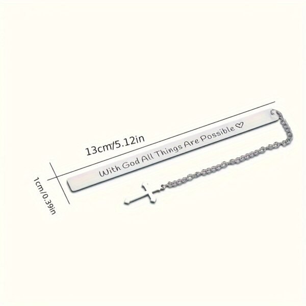 d593c4d7-2245-411c-b52a-cc2840799515.jpg Elegant Stainless Steel Bookmark with Inspirational Quote for Reading and Daily Journaling