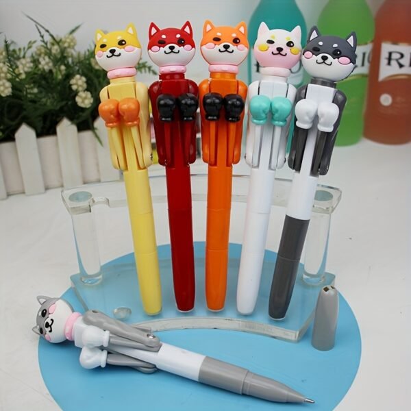 d5c49115-ecc4-4c1b-87cc-9fd377069ed3.jpg 2Pcs Humorous dog boxing style pen, cute pet playing with it, super stress relieving