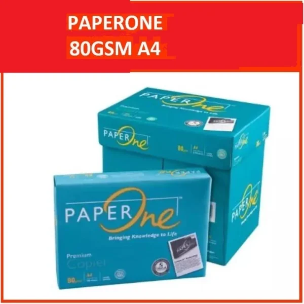 my-11134207-7rasd-mc8k83ad7etmaa.webp PAPER ONE A4 80gsm 500sheets Copier Paper 1 Box
