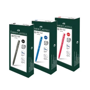FABER CASTELL RX Gel Pen 10pcs Bundle
